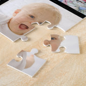 Oma 9 Foto Collage Herz Custom Colors Puzzle (Seite)