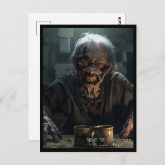 Oma Abigail Postkarte (Vorne/Hinten)