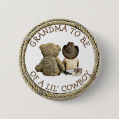 Oma als Lil Cowboy Button (Vorderseite)