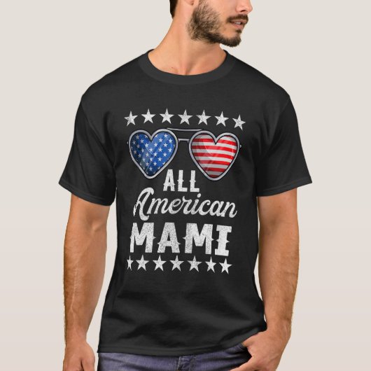 Oma Amerikanische Unabhängigkeitstag Womens All Am T-Shirt (Vorderseite)
