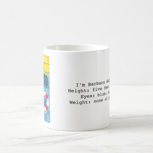 Oma an Bord von Harper Lin Tasse zur Buchdeckung (Mittel)