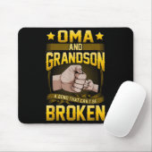 Oma And Grandson A Bond That Can't Be Broken Shirt Mousepad (Mit Mouse)