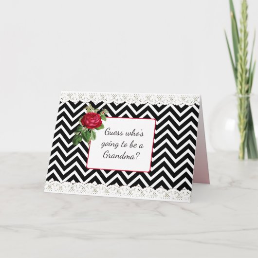 Oma-Ankündigungskarte Ankündigung (Vorderseite)