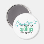 Oma&apos, der Name, und Spoiling&apos, der G Magnet (Vorderseite/Rückseite)