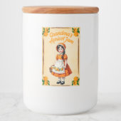 Oma Apricot Jam Vintag Lebensmitteletikett (Vorderseite)