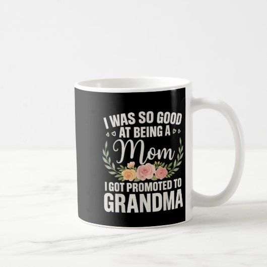 Oma Art for Mama Women Großmutter befördert Kaffeetasse (Rechts)