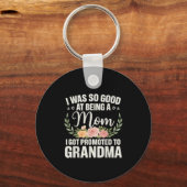 Oma Art for Mama Women Großmutter befördert Schlüsselanhänger (Vorderseite)