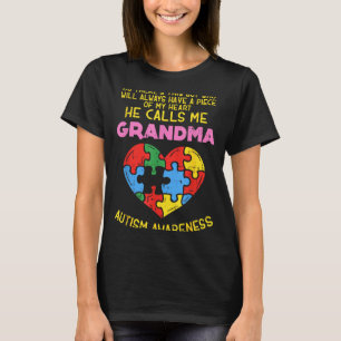 Oma Autismusrisiko-Shirt Autistischer Junge Teil T-Shirt