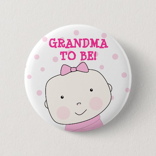 Oma! Baby Girl Button (Vorderseite)