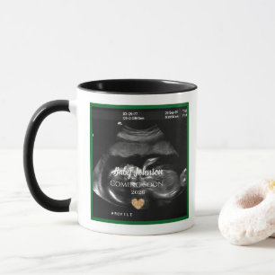 Oma Baby kommt bald Ankündigung Sonogram Tasse