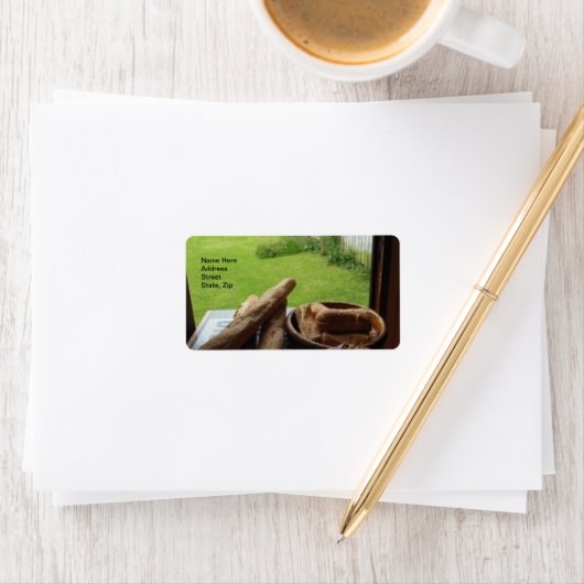 Oma-Backing-Adressetikett Adressaufkleber (Insitu)