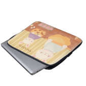 Oma backt Kekse Laptopschutzhülle (Vorne Knopf)