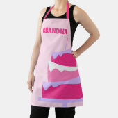 Oma Baker Niedlich Cake Pink Lila Schürze (InSitu)