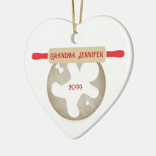 Oma Baking Ornament Gingerbrot Mann (Links)