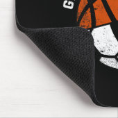 Oma Ballers Fun Softball Fußball Basketball Mousepad (Ecke)