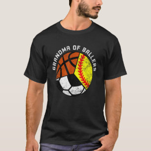 Oma Ballers Softball Basketball Gr T-Shirt