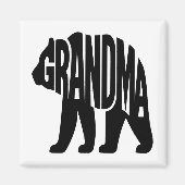 Oma Bär Magnet (Vorne)