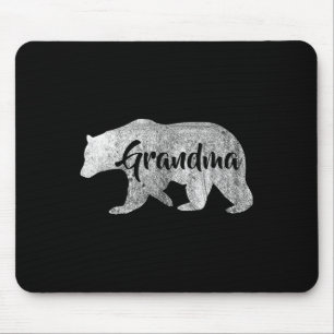 Oma-Bär-Outdoor-Familien-T-Shirt für Omas Mousepad