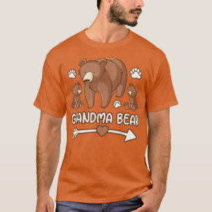 Oma Bärenhemd für Frauen, Oma Bären 2 cub T-Shirt