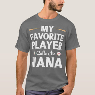 Oma Baseball Lover Meine Lieblingsspieleranrufe T-Shirt