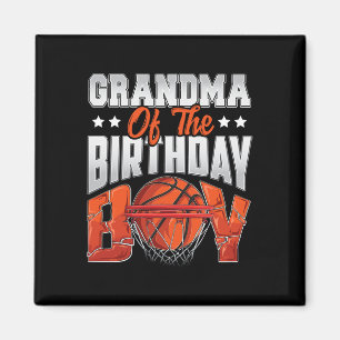 Oma Basketball Geburtstag Boy Family Baller b-da Magnet