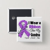 Oma - Bauchspeicheldrüsenkrebs Button (Vorne & Hinten)