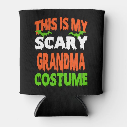 Oma - BEÄNGSTIGEND COSTUME HALLOWEEN Dosenkühler (Vorderseite)
