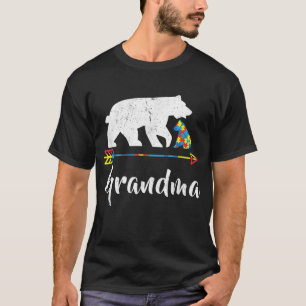Oma Bear Autismus Sensibilisierung Proud Autismus T-Shirt