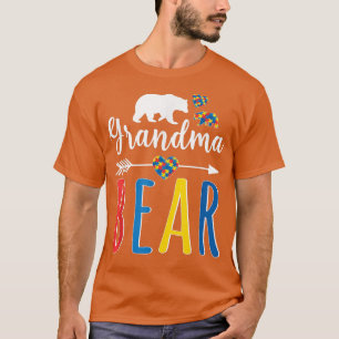 Oma Bear Autismus Sensibilisierung Shirt Liebe Unt