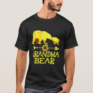 Oma Bear Sonnenblume Mutter Vater T-Shirt