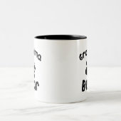 Oma Bear Zweifarbige Tasse (Mittel)