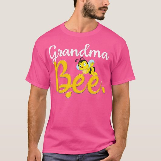 Oma Bee Matching Family Erster Bienentag T-Shirt (Vorderseite)