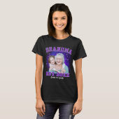 Oma benutzerdefiniertes Foto-Bootleg-Rap-Muttertag T-Shirt (Vorne ganz)