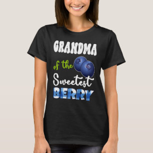 Oma Berry 1. Geburtstag Blueberry Thema Sweetes T-Shirt