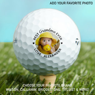 Oma Best Ever Modernes Personalisiertes Foto Golfball