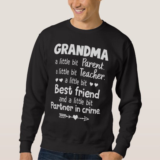 Oma Best Friends and Parter Großmutter Sweatshirt (Vorderseite)