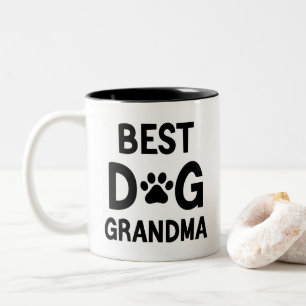 Oma, Bester Hund, Oma, ich Liebe mein Großhund Zweifarbige Tasse
