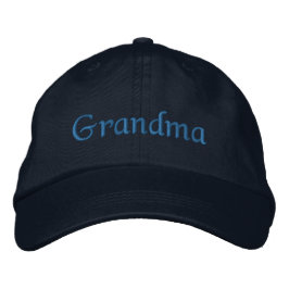 Oma bestickte Baseballkappe / Hat Blue