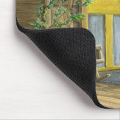 Oma-Besucher Mousepad (Ecke)