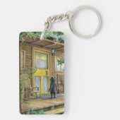 Oma-Besucher Schlüsselanhänger (Rückseite)