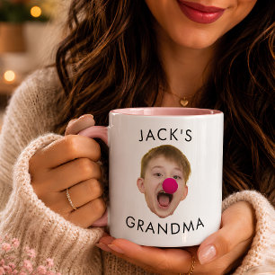 Oma Birthday, Baby Face Dady Geschenk, Custom Face Tasse