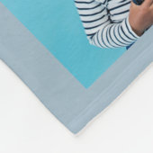 Oma Birthday Grandkids Foto Collage Blue Fleecedecke (Ecke)