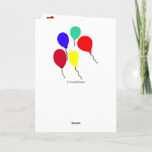 Oma Birthday Pink Cupcake FOTO Karte (Rückseite)