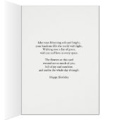 Oma Birthday Rose gestrichen Aquarell (Innen (Rechts))