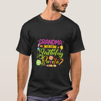 Oma Birthday Sweetie Candy Birthday Party T-Shirt