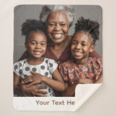 Oma Blanket Personalisiert Sherpa Gemütliches Gesc Sherpadecke (Vorderseite)