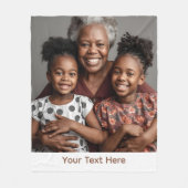 Oma Blanket Personalisierte Fleece Gemütliches Ges (Vorderseite)