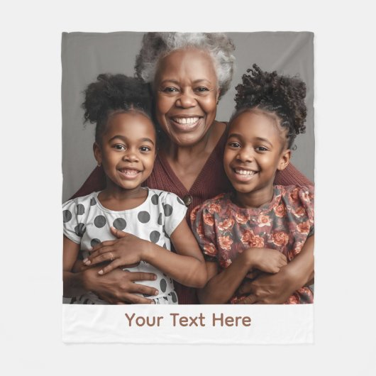 Oma Blanket Personalisierte Fleece Gemütliches Ges (Vorderseite)