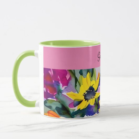 Oma-Blüte Tasse (Links)