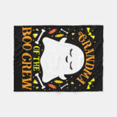 Oma Boo Crew Ghost Matching Family Set Hallowe Fleecedecke (Vorderseite (Horizontal))